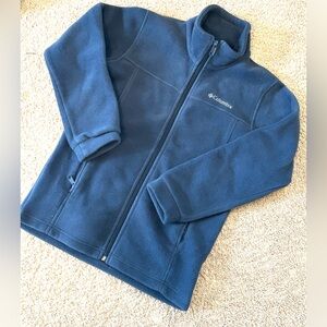 Boys Columbia Navy Full-Zip Fleece Jacket